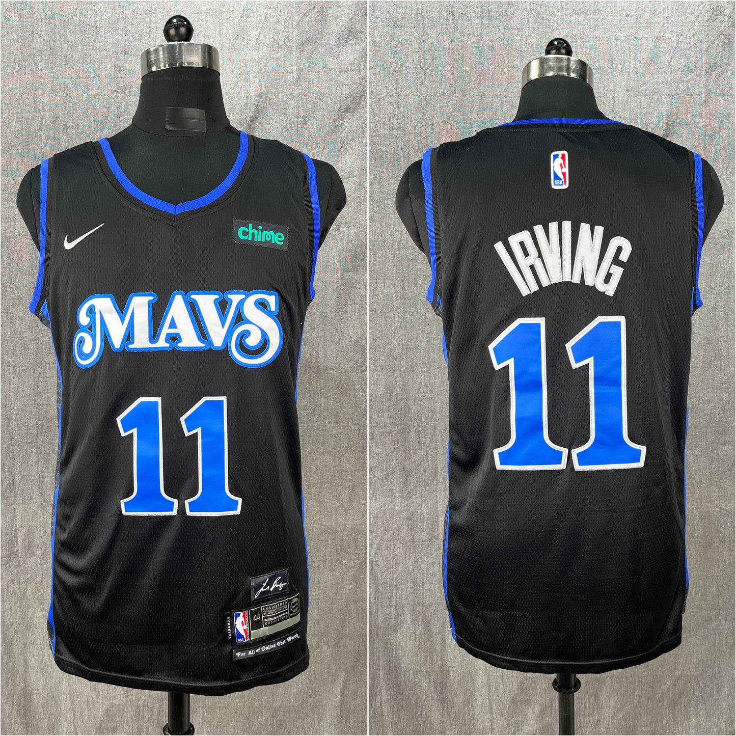 IRVING 11 DALLAS MAVERICKS BLACK NBA JERSEY