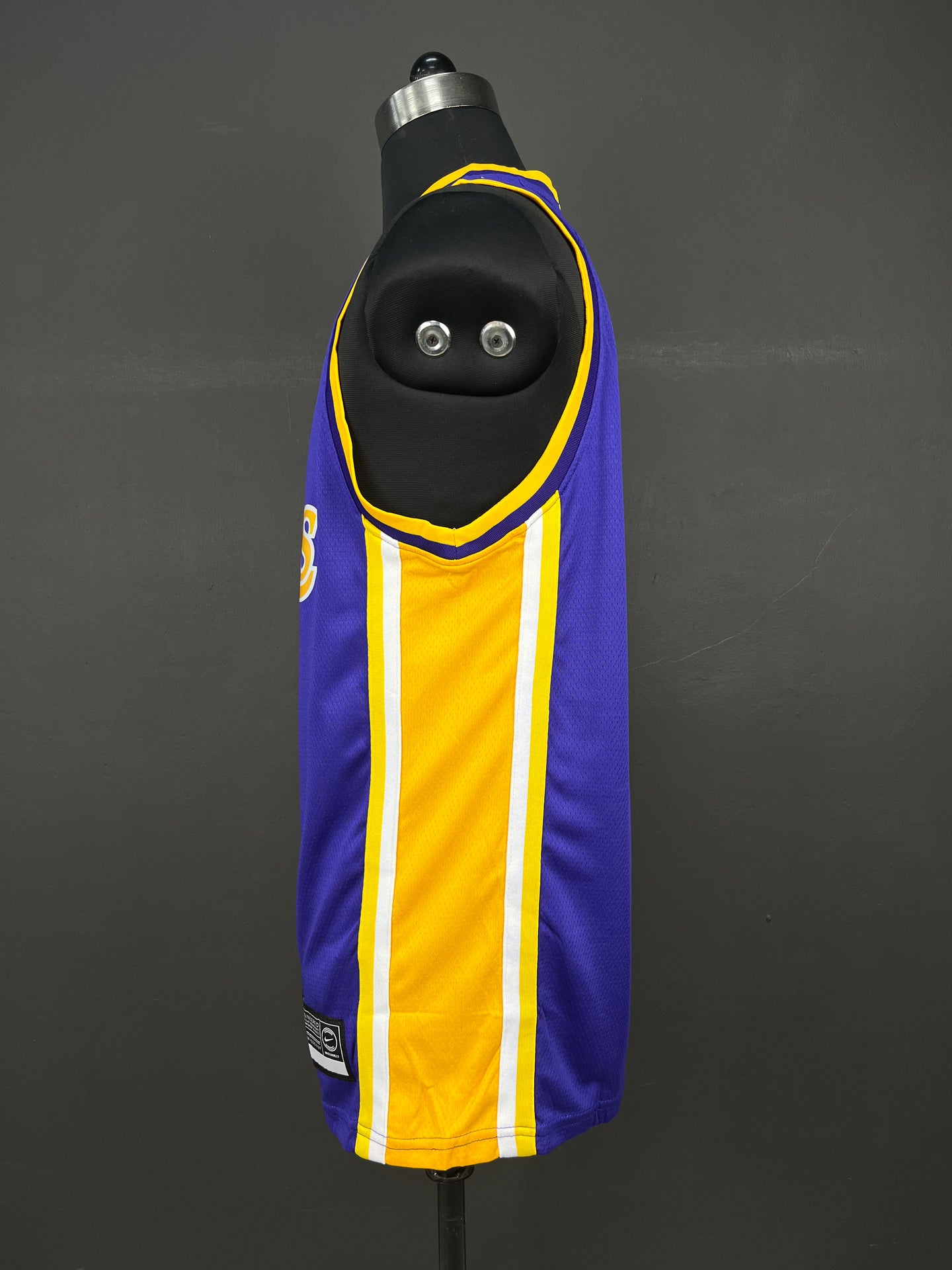 BRYANT 24 Purple Los Angeles Lakers Heat Pressed Edition NBA Jersey