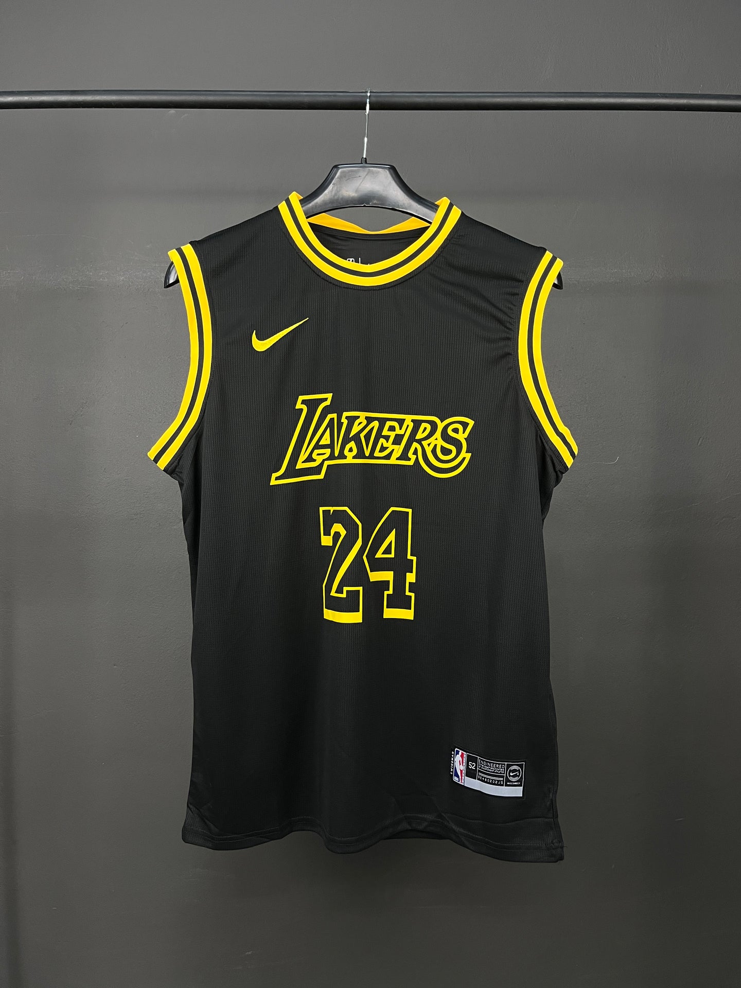 Kobe Bryant 24 Black NBA Jersey Sticker