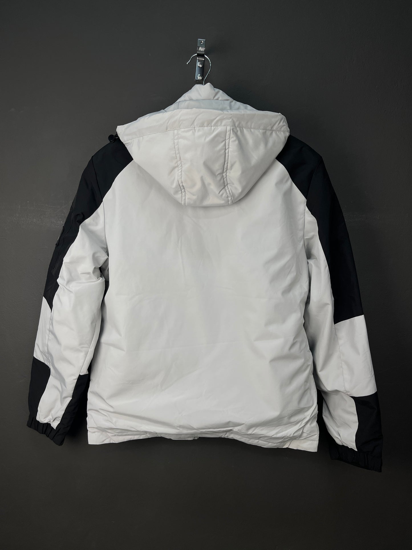 The North Face Light Puffer Gray & Black Jacket