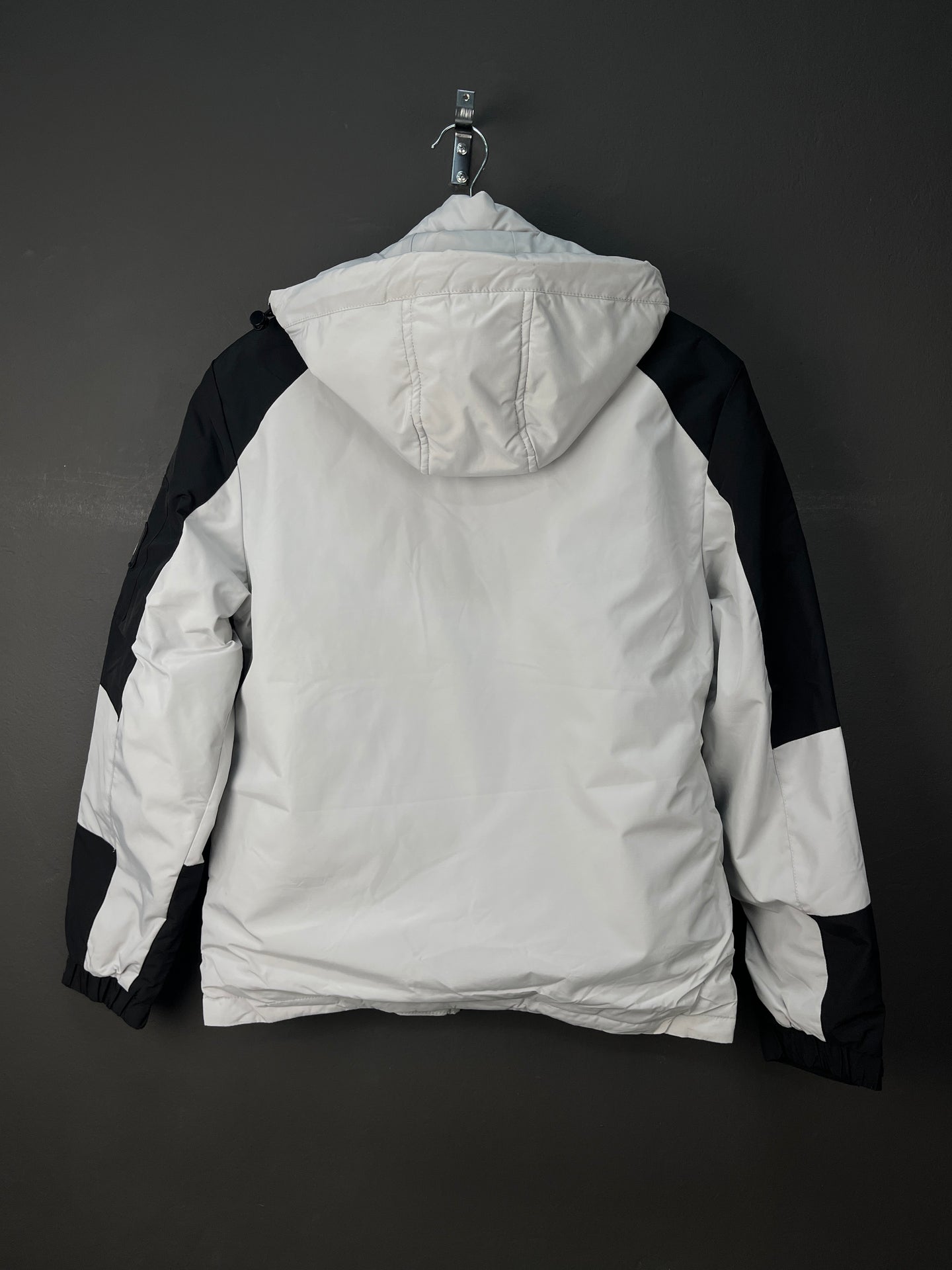 The North Face Light Puffer Gray & Black Jacket