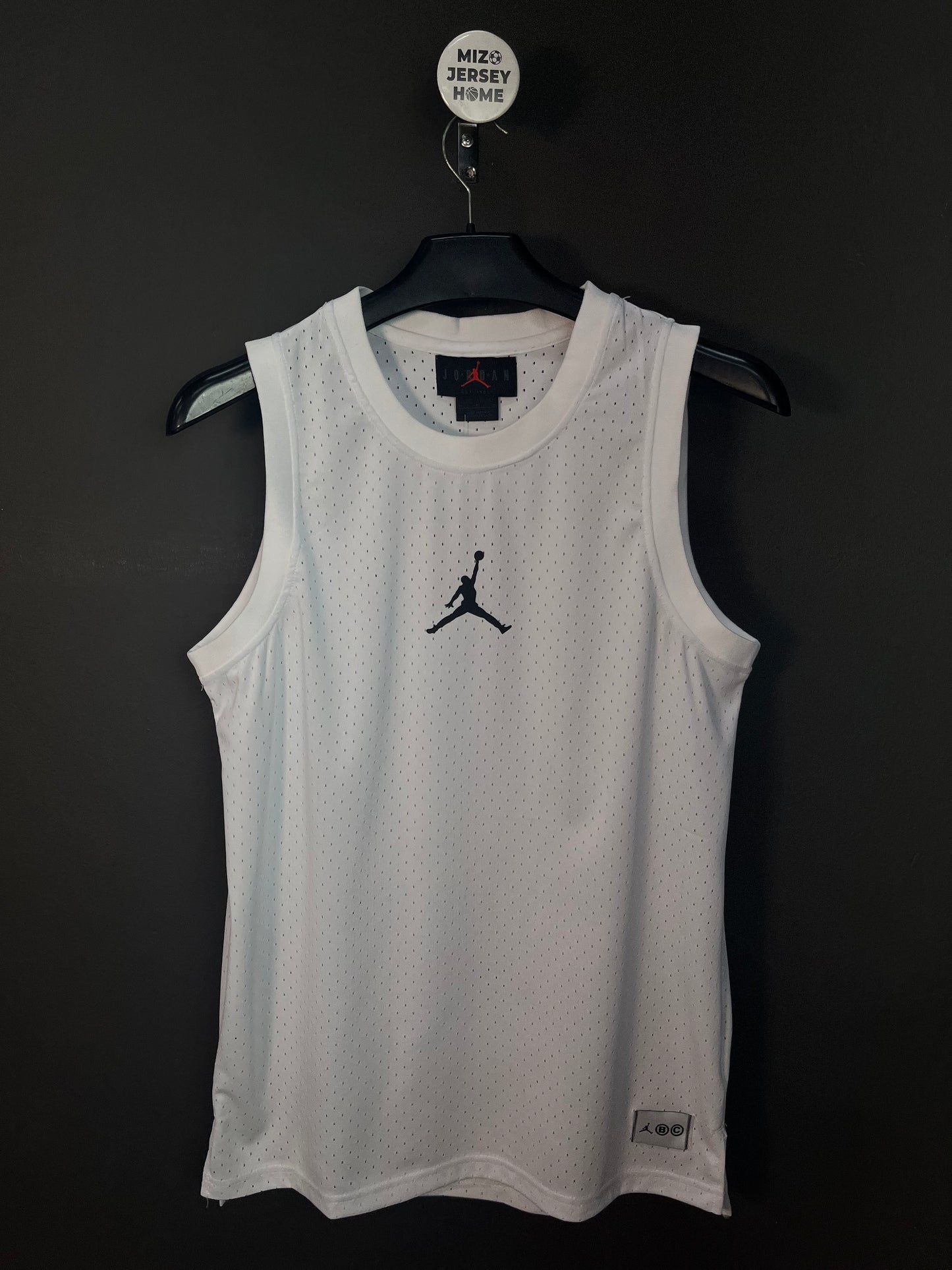 Jordan Dri-FIT White Sleeveless Shirt