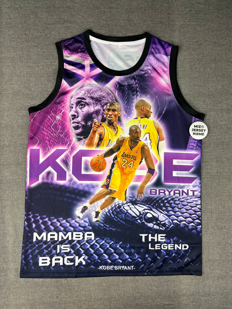 KOBE BRYANT 24 NBA Jersey Sublimation