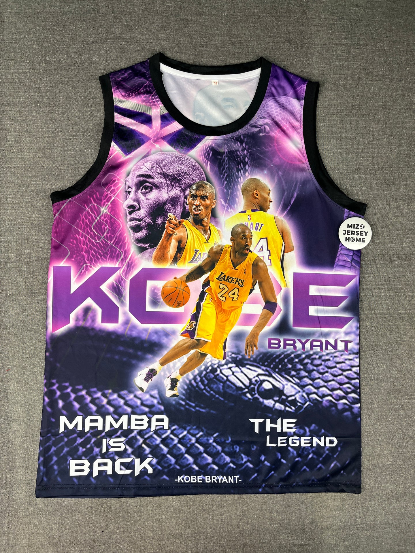KOBE BRYANT 24 NBA Jersey Sublimation