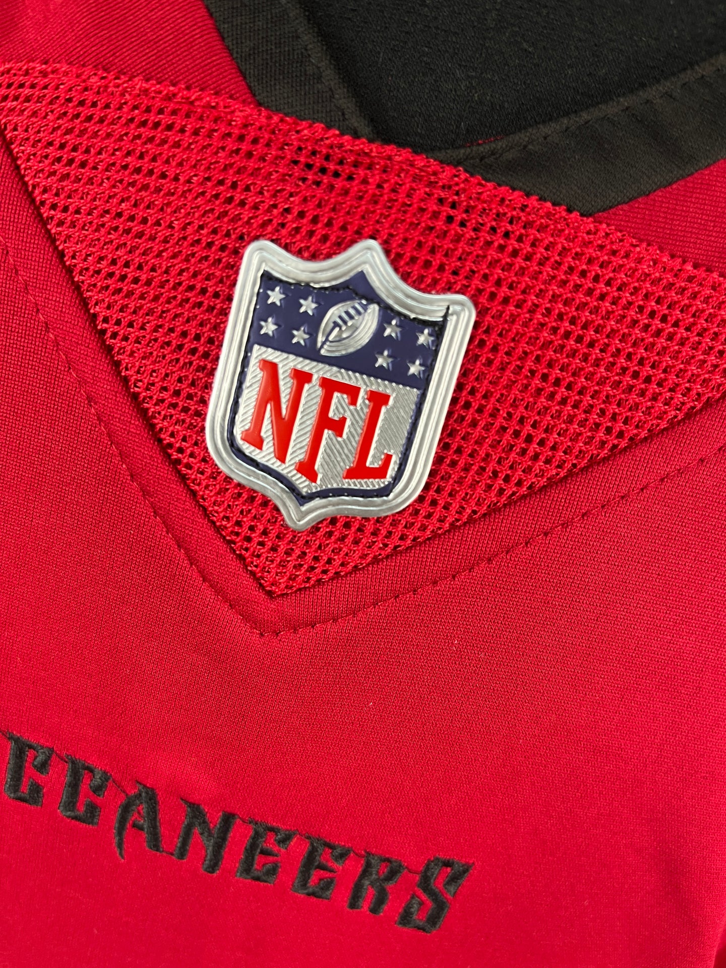 BRADY 12 Red (Front Logo Edition) Tampa Bay Buccaneers NFL Jersey