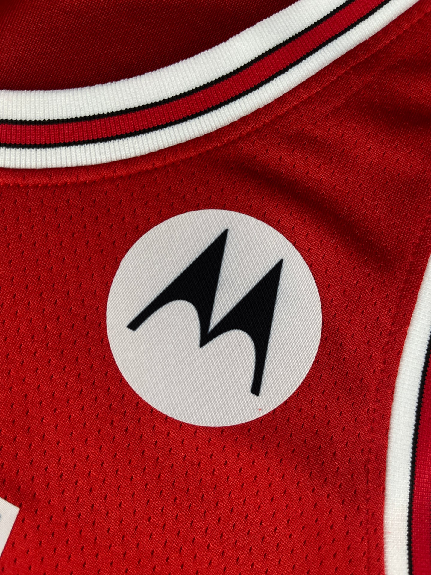 YUJIN 1 Red Chicago Bulls Heat Pressed Edition NBA Jersey