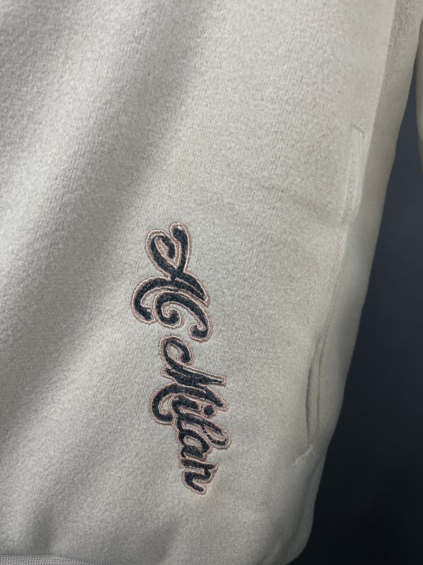 AC Milan Debut Off White Varsity Jacket