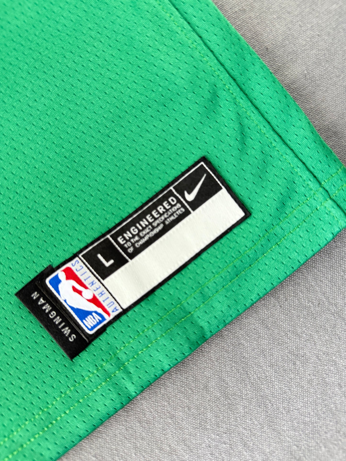 TATUM 0 Boston Green Heat Pressed Edition NBA Kids Jersey
