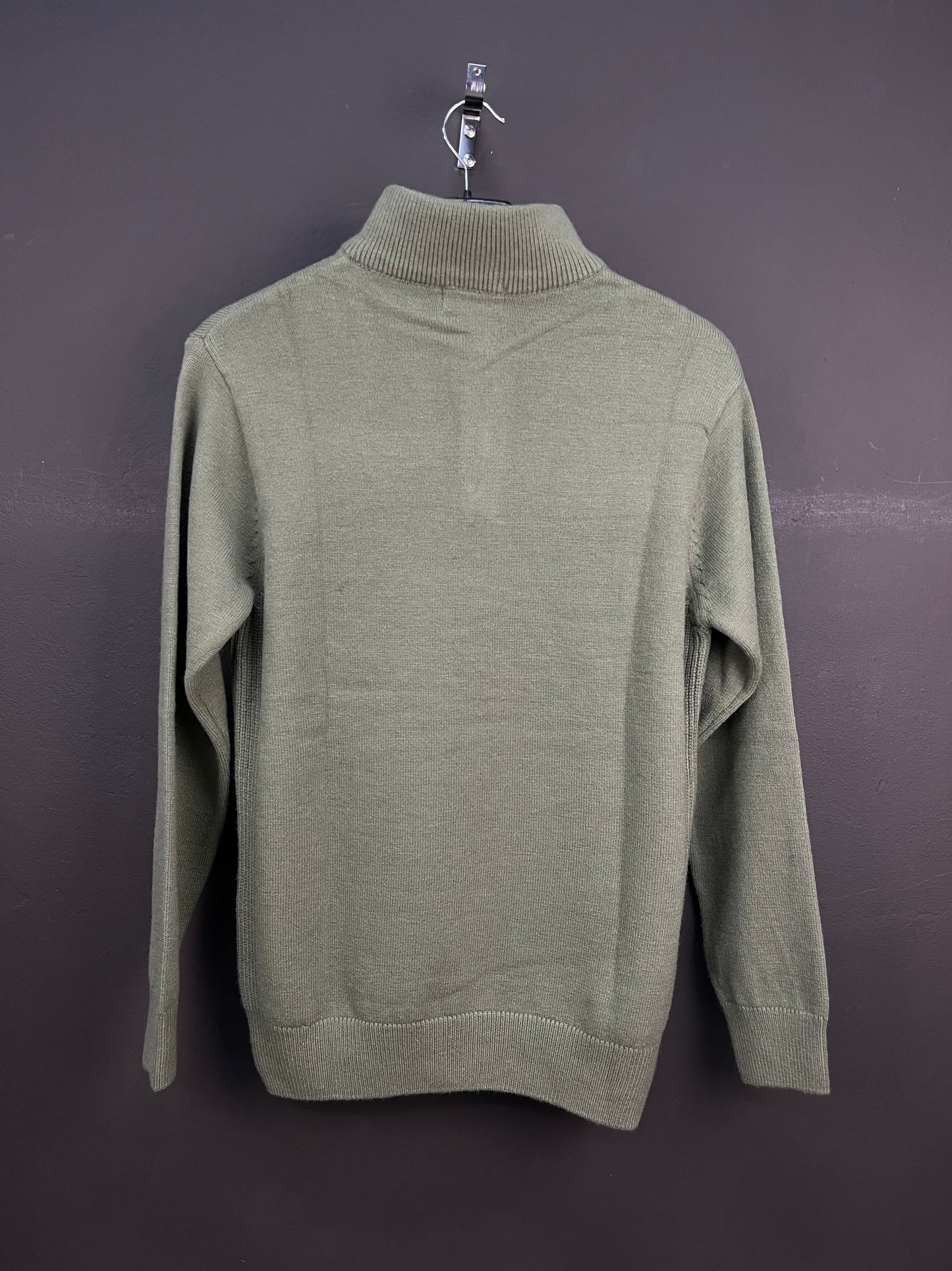 Ralph Lauren Green Half Zip-up Sweater