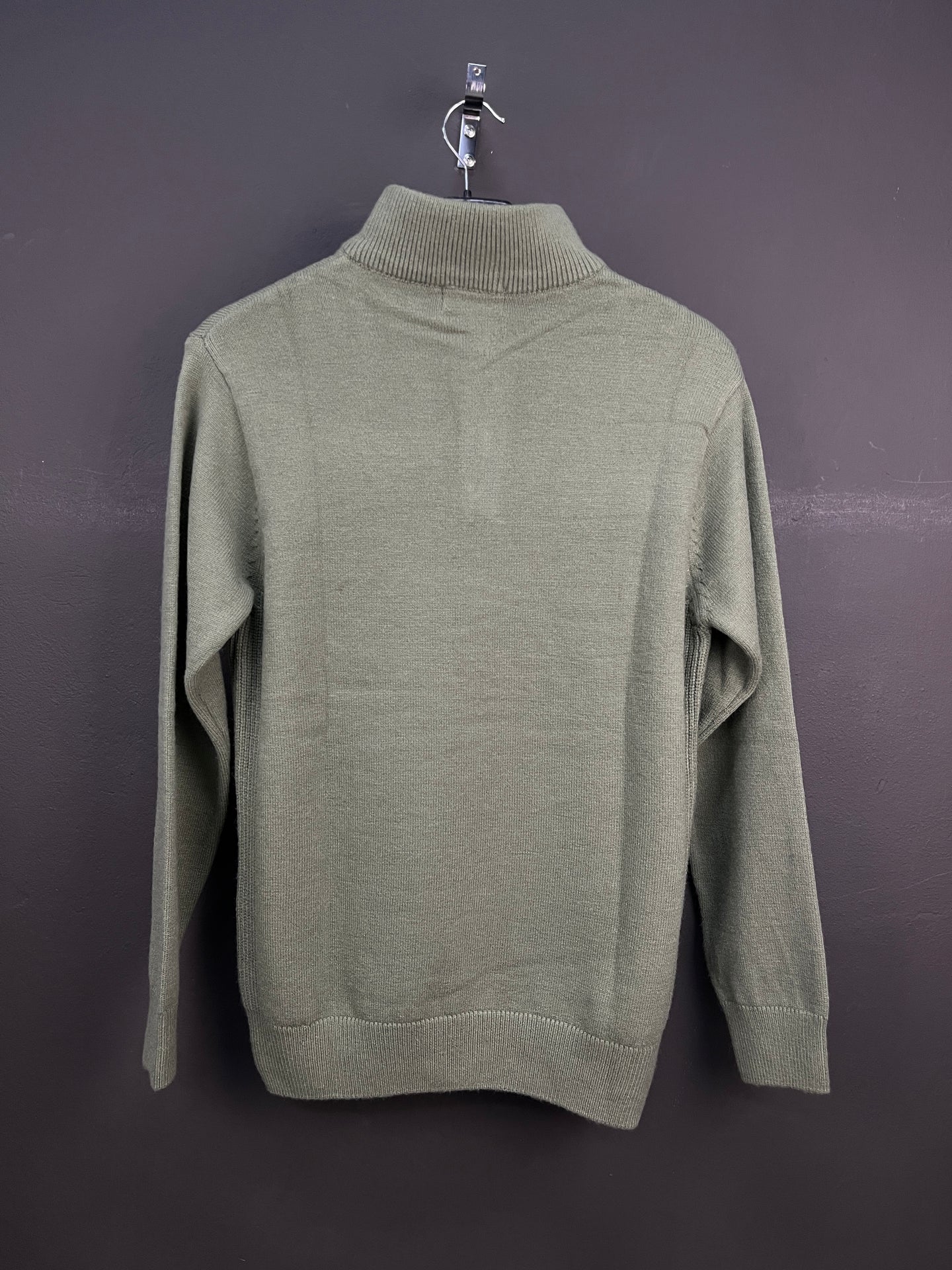 Ralph Lauren Green Half Zip-up Sweater