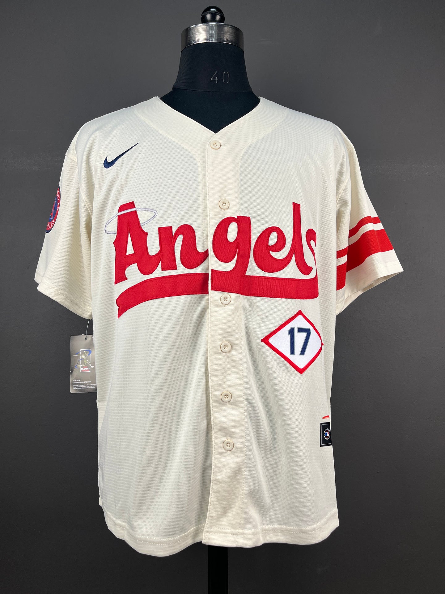 OHTANI 17 Beige Los Angeles Angels MLB Jersey