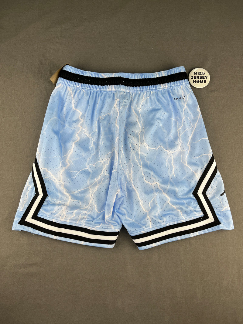 Jordan Sky Blue Lightning Diamond Shorts