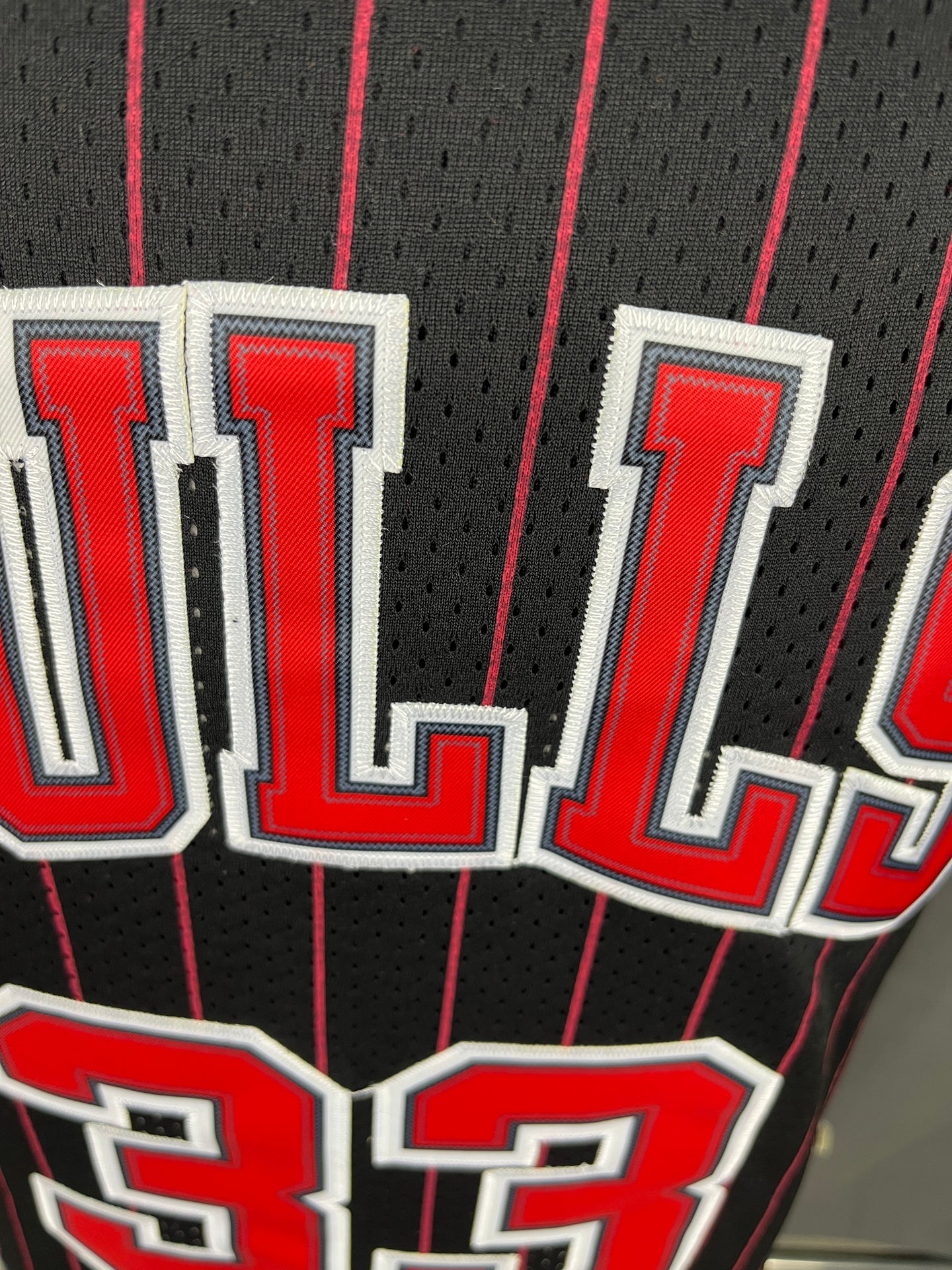 Pippen 33 Chicago Bulls Black NBA Jersey