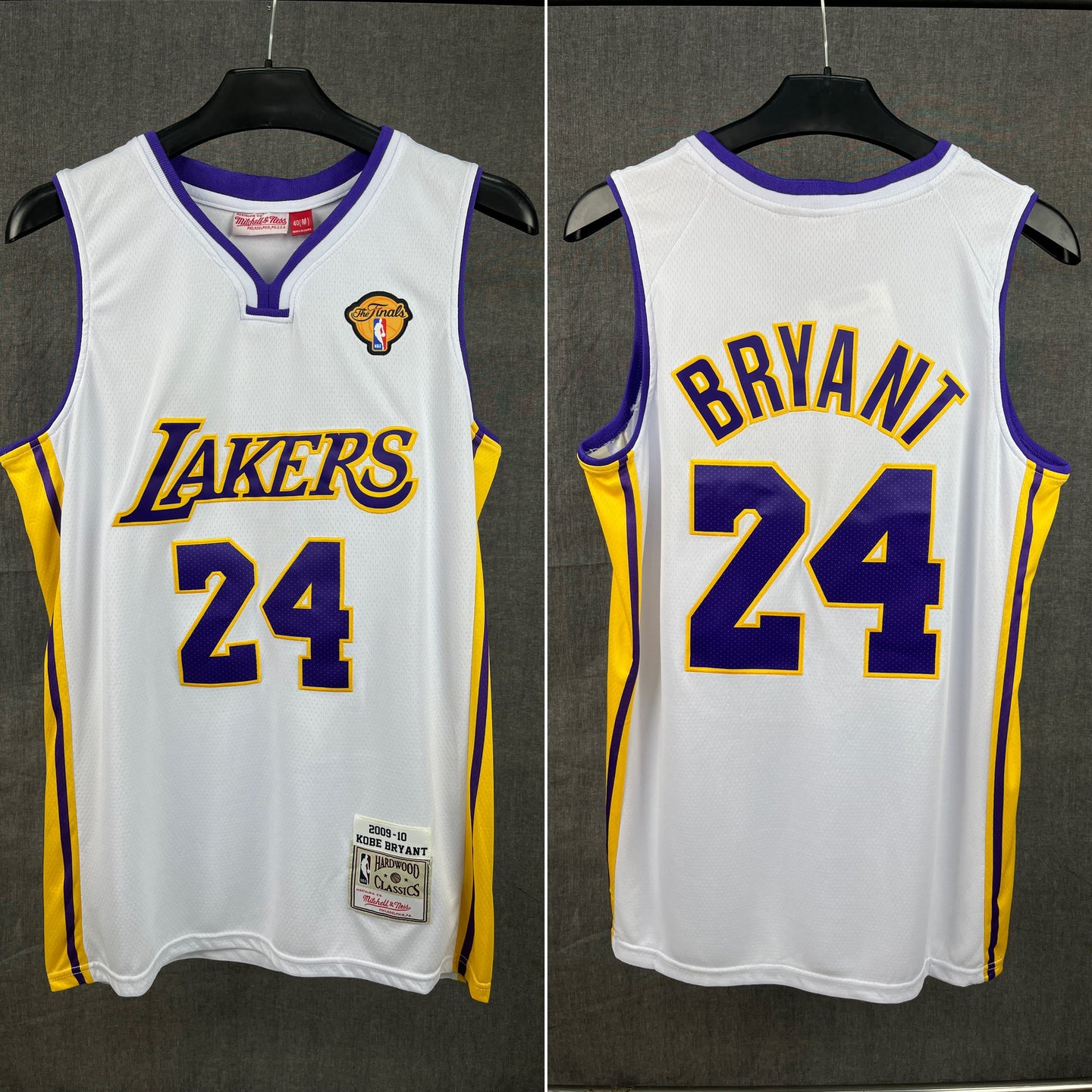 Bryant 24 White Lakers NBA Jersey