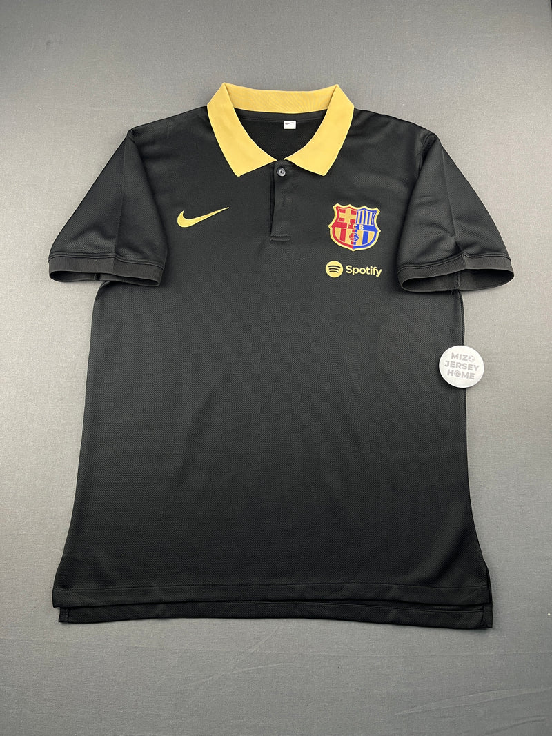 Barcelona Black & Beige Polo