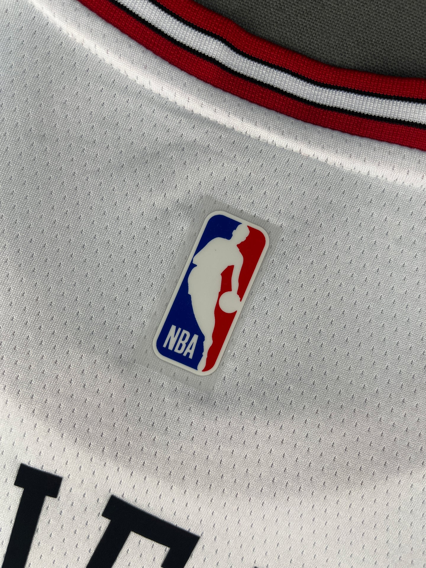 DANIELLE 07 White Chicago Bulls Heat Pressed Edition NBA Jersey