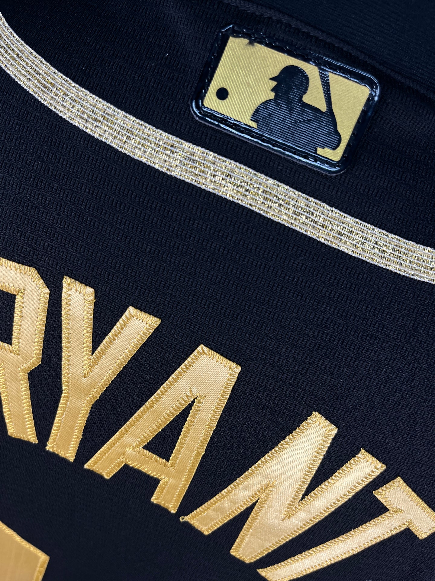 BRYANT 24/8 Black & Gold Los Angeles Dodgers MLB Jersey