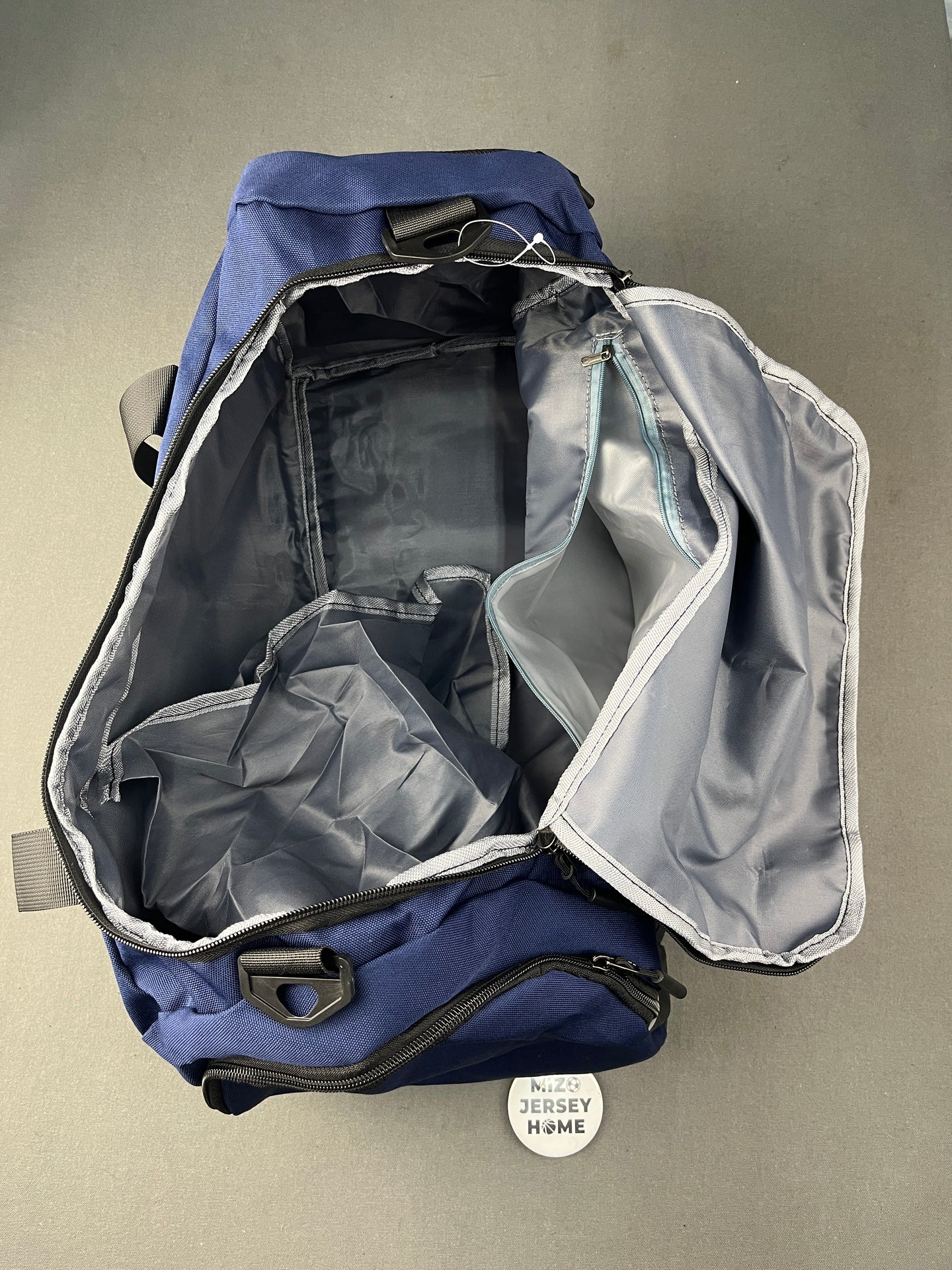 NIKE Academy Brasilia Duffle Bag Navy Blue