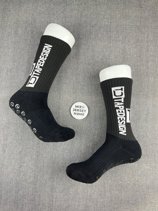 TapeDesign Black Grip Socks