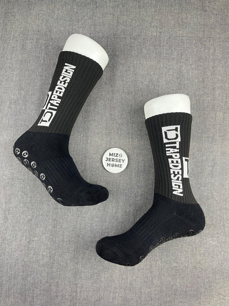 TapeDesign Black Grip Socks
