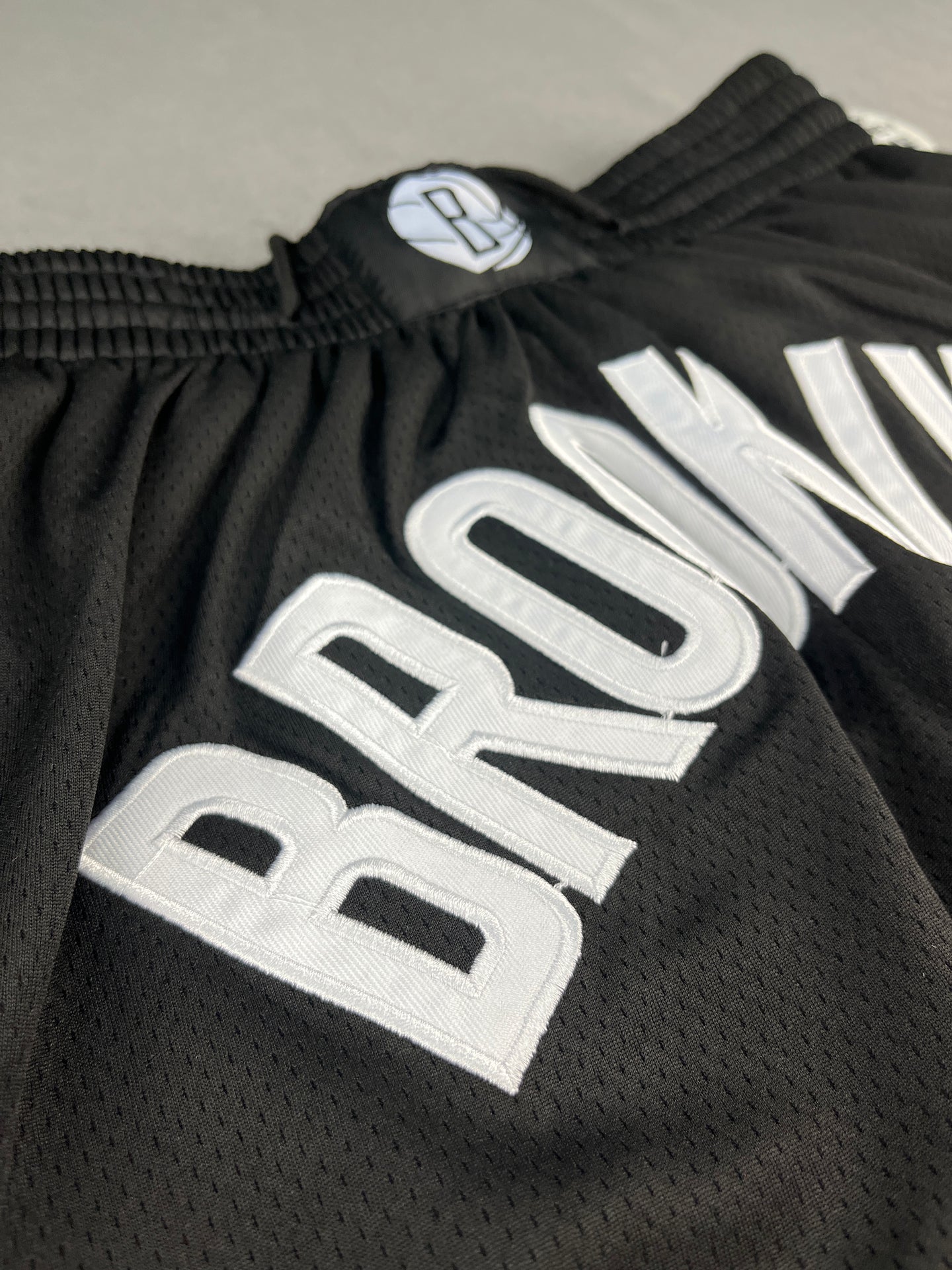 BROOKLYN Black Shorts Full Embroidery