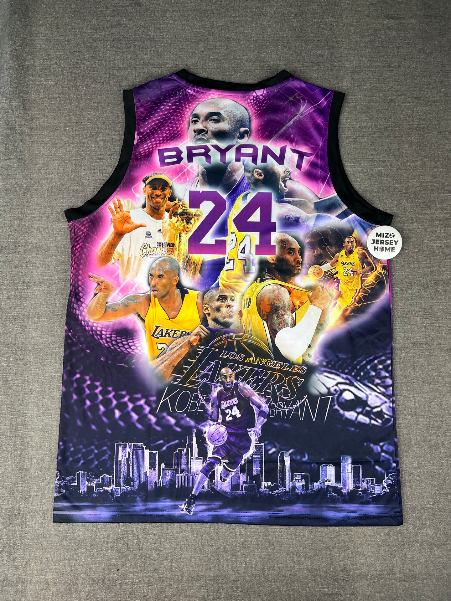 KOBE BRYANT 24 NBA Jersey Sublimation