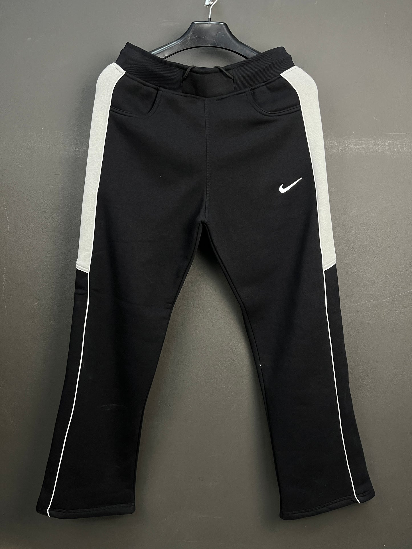 Nike Black & Gray Inner Fleece Pants