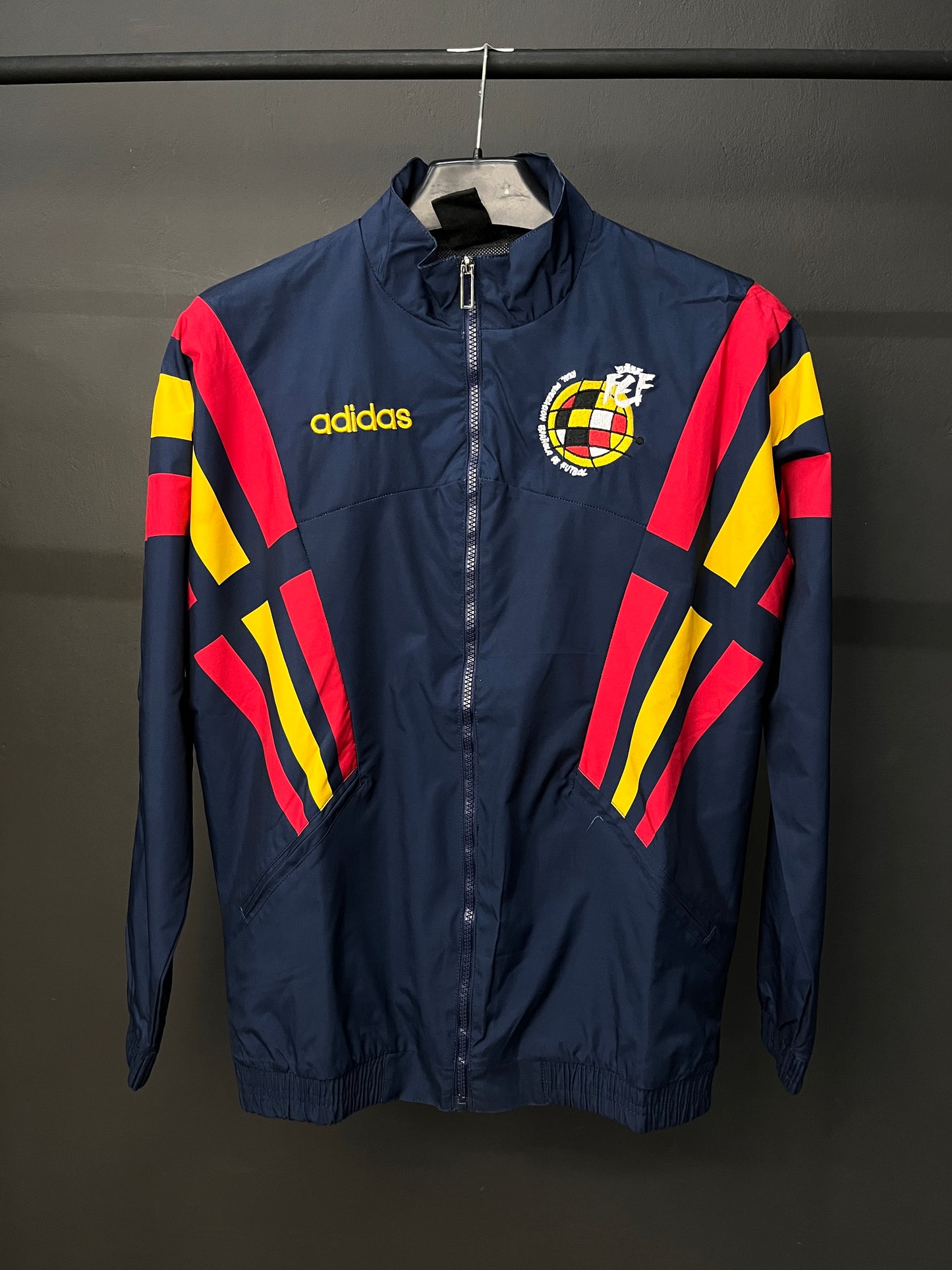 Spain Navy Blue Windbreaker Jacket