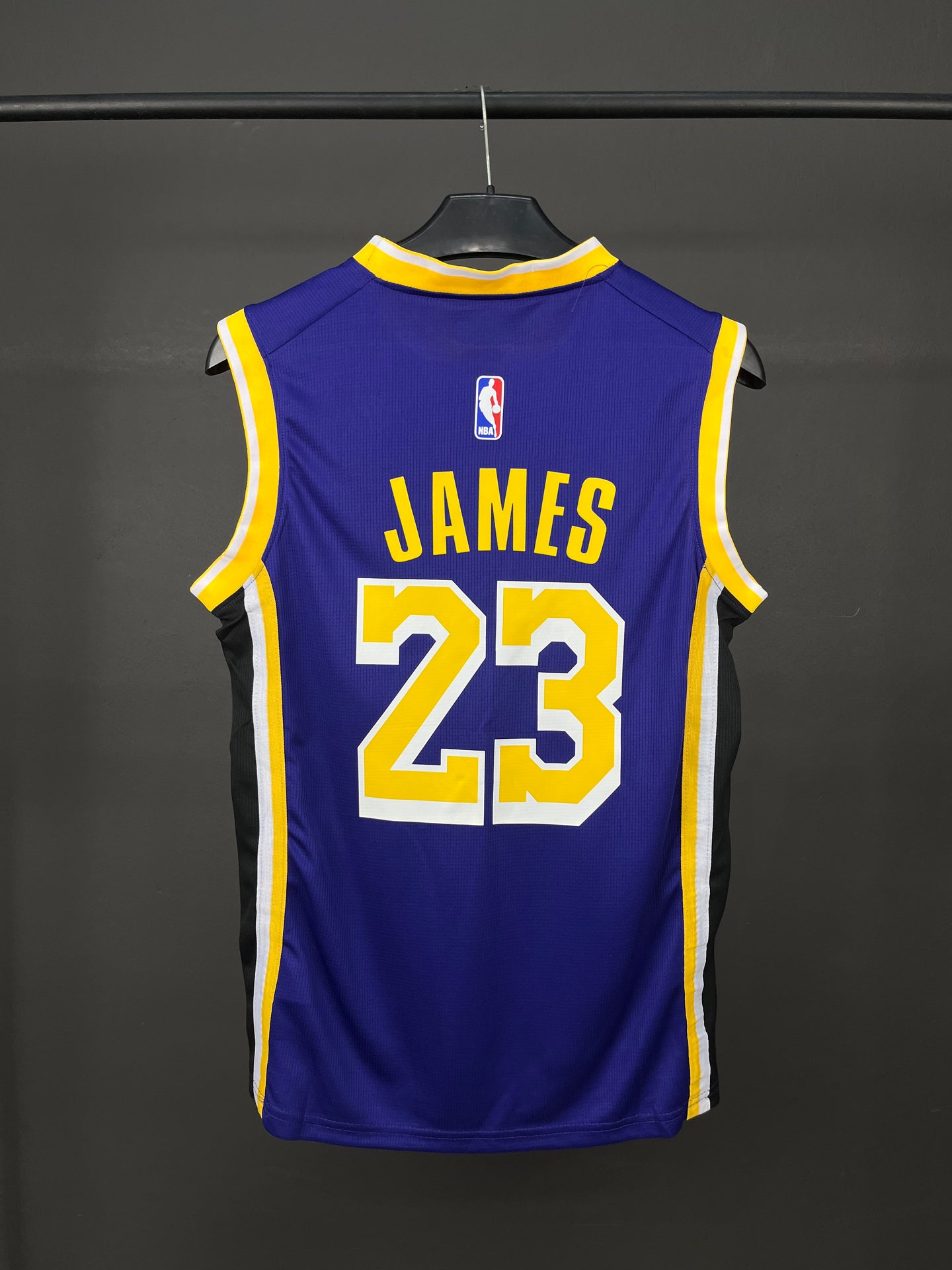 Lebron James 23 Purple NBA Jersey Printed