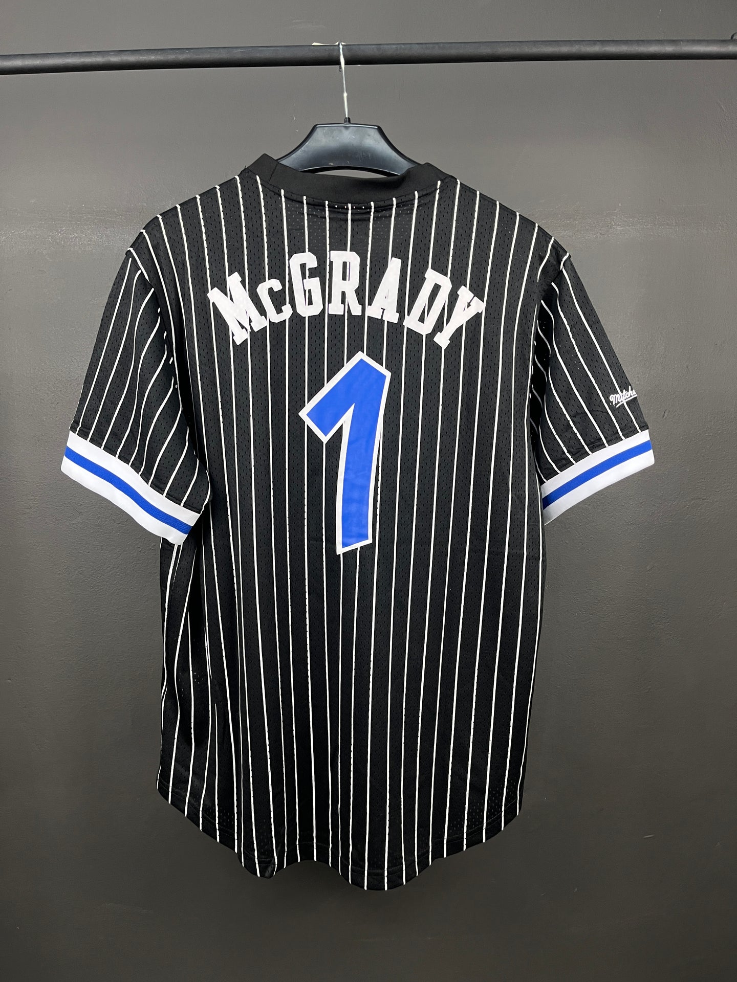 Mc GRADY 1 Orlando Black Magic Mesh Jersey