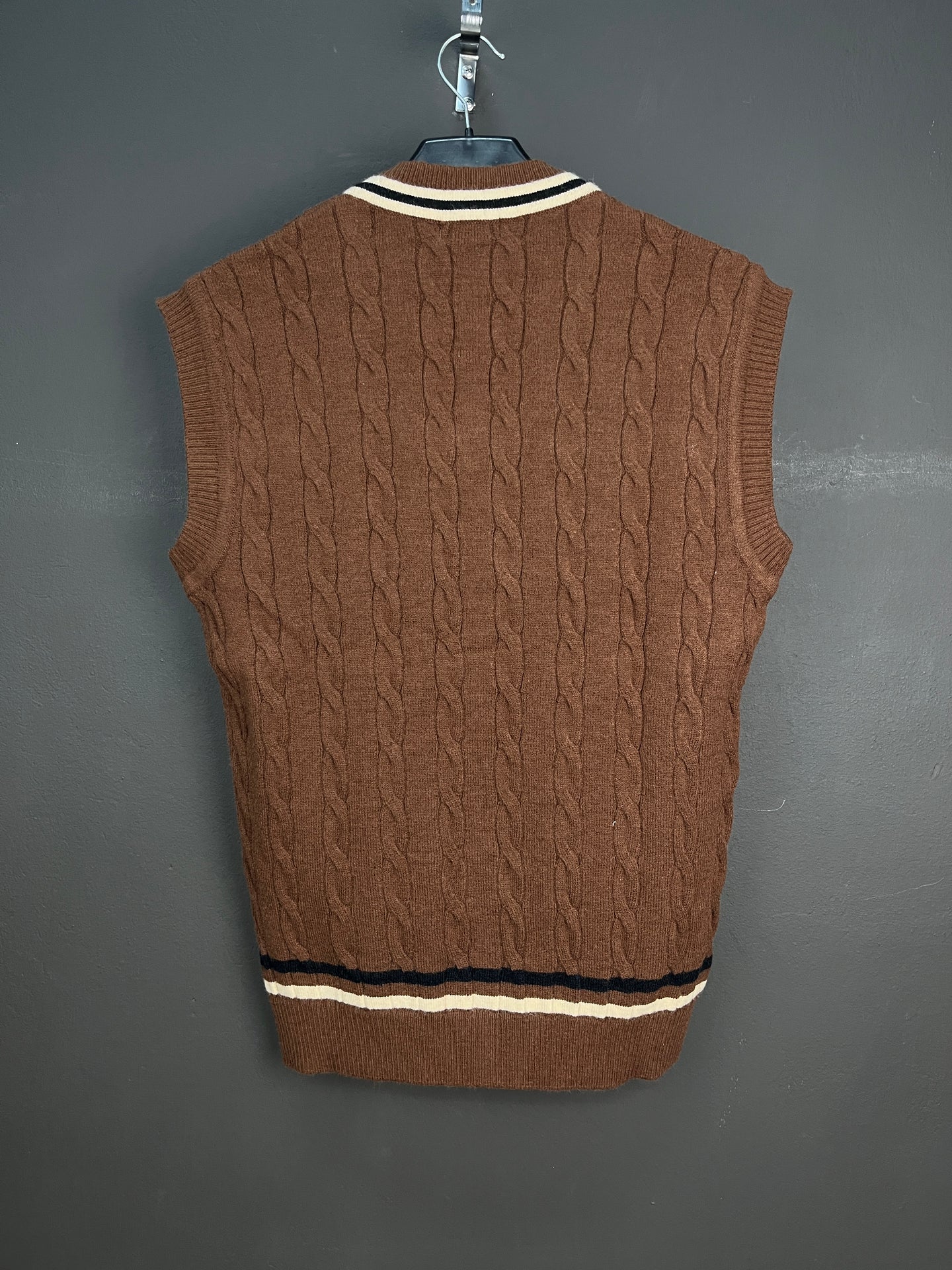 Ralph Lauren Soft Patterned Pull Over Brown