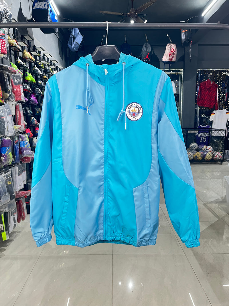 Manchester City Light Blue Windcheater Jacket