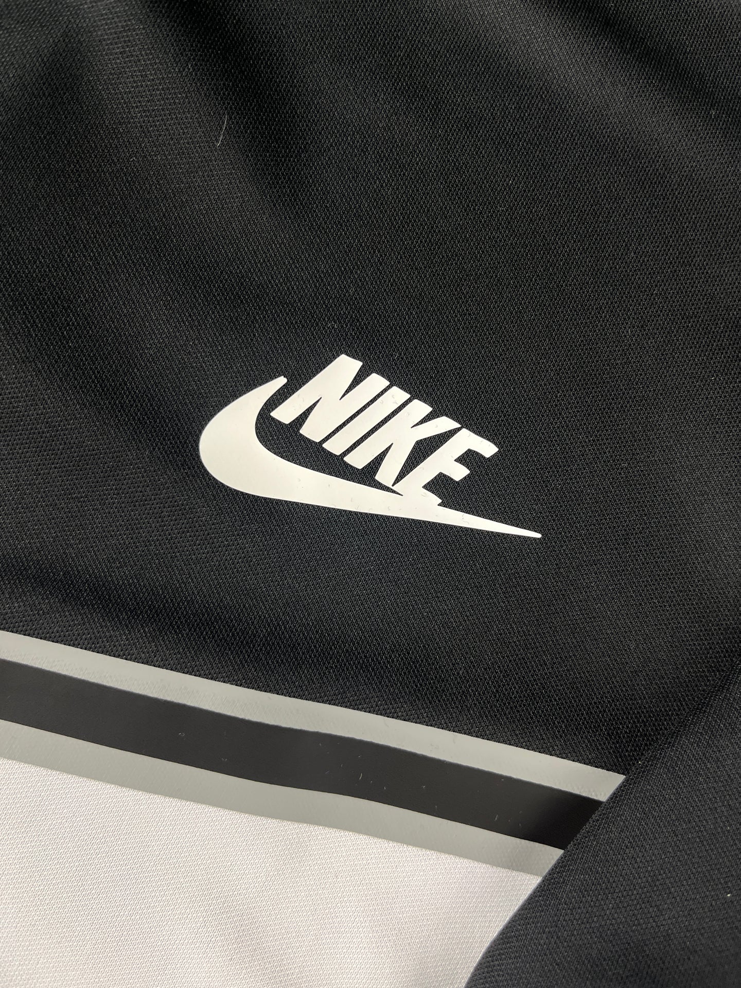 NIKE Tech White & Black T-Shirt & Shorts Set