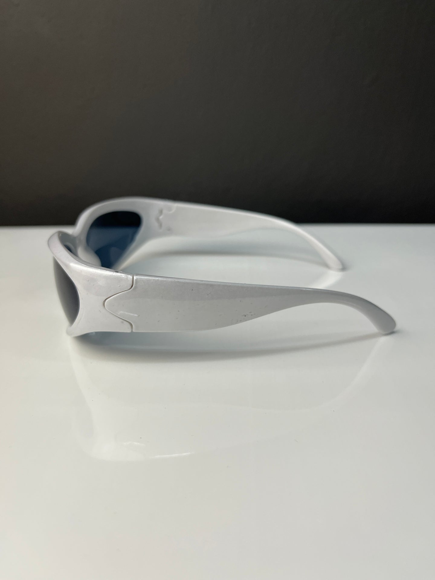 Futuristic White Sunglasses