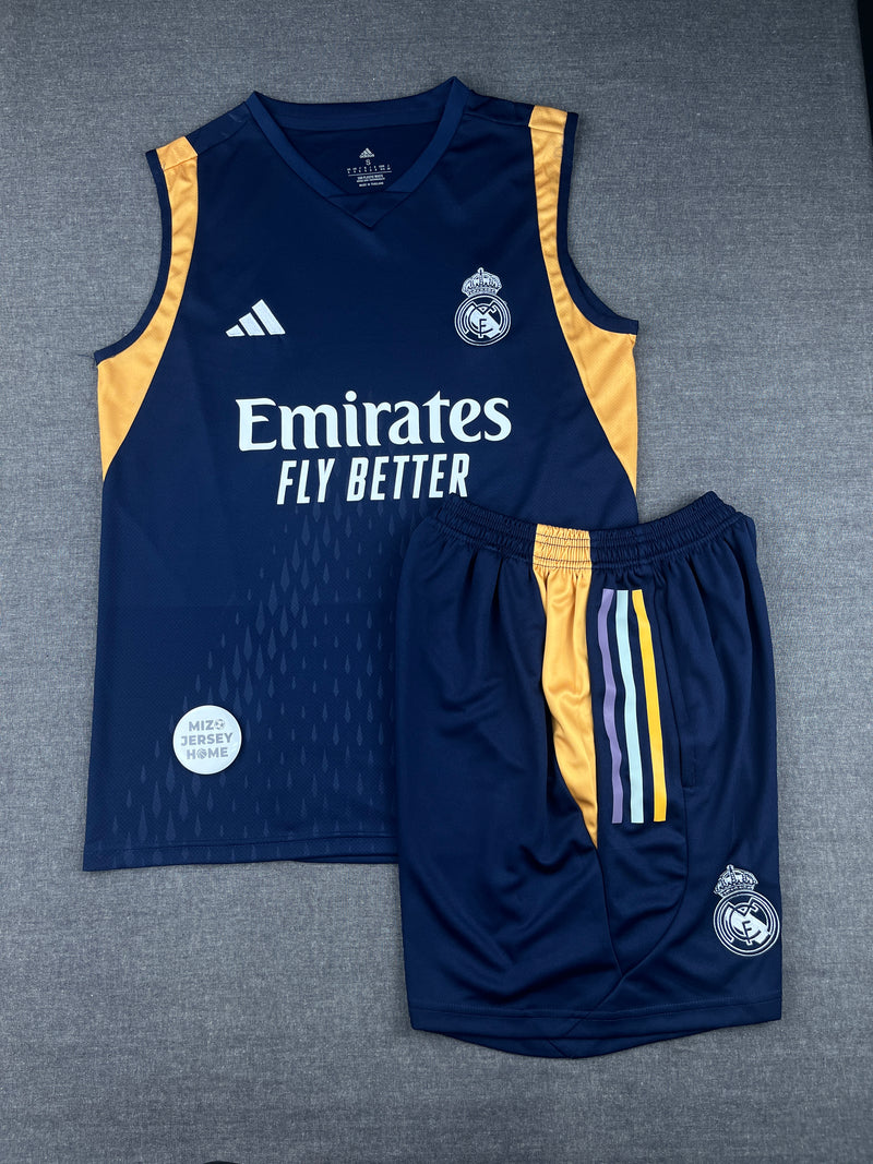 Real Madrid Dark Blue Sando Set