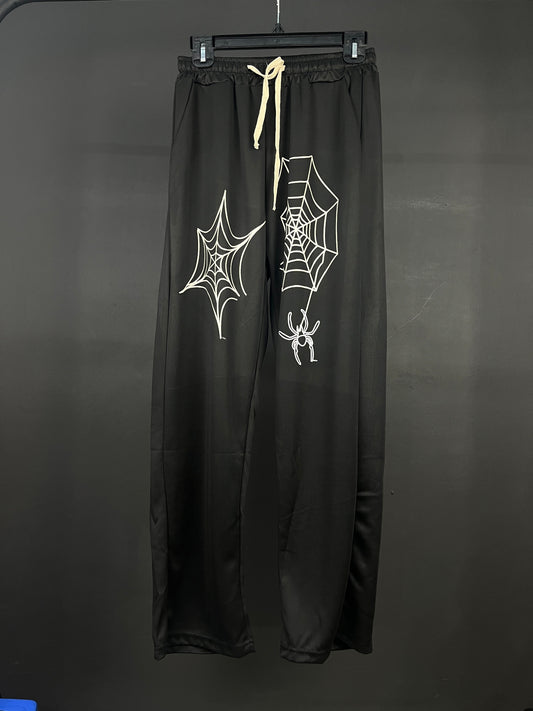 Spider Web Printed Track Pants