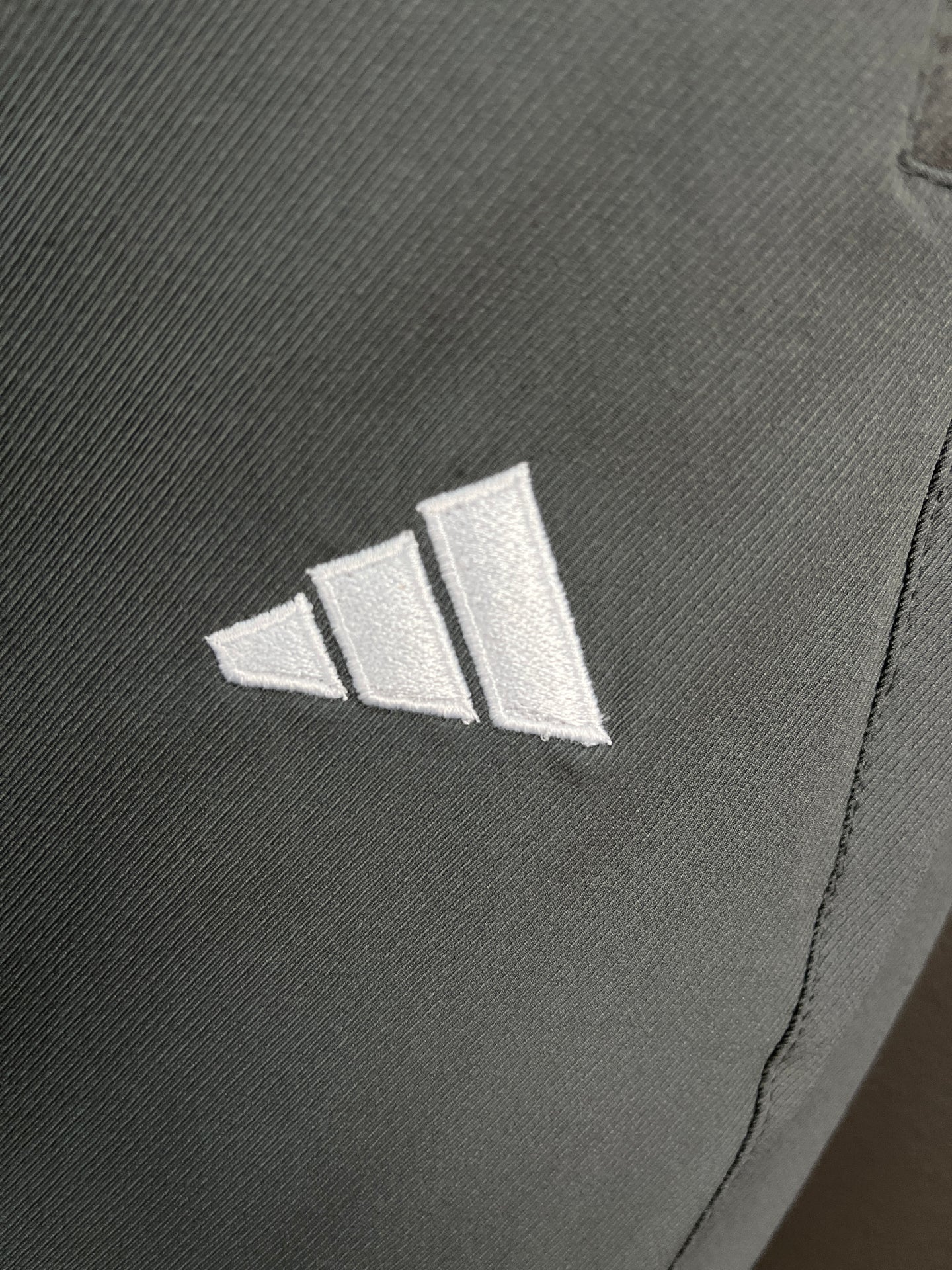 ADIDAS Olive Gray Stripes Inner Fleece Pants