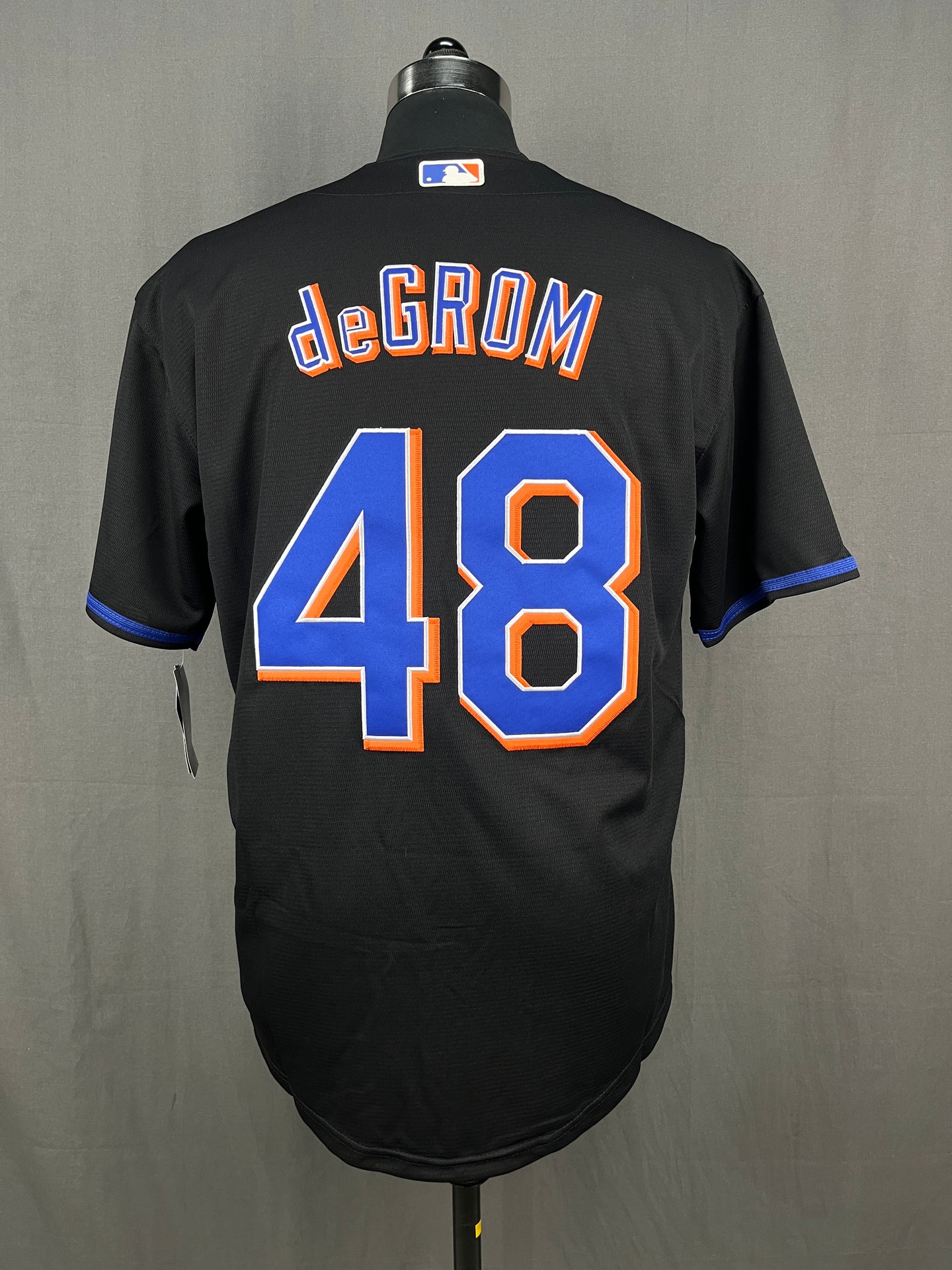 deGROM 48 Black New York Mets MLB Jersey