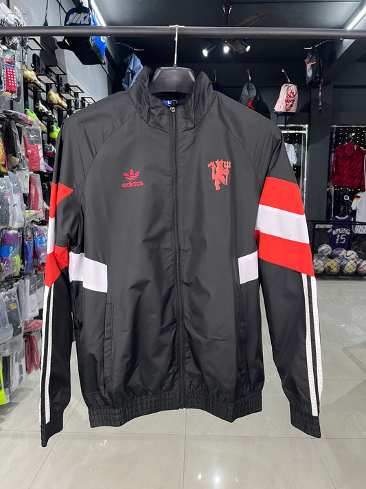 Manchester United Black windcheater Jacket