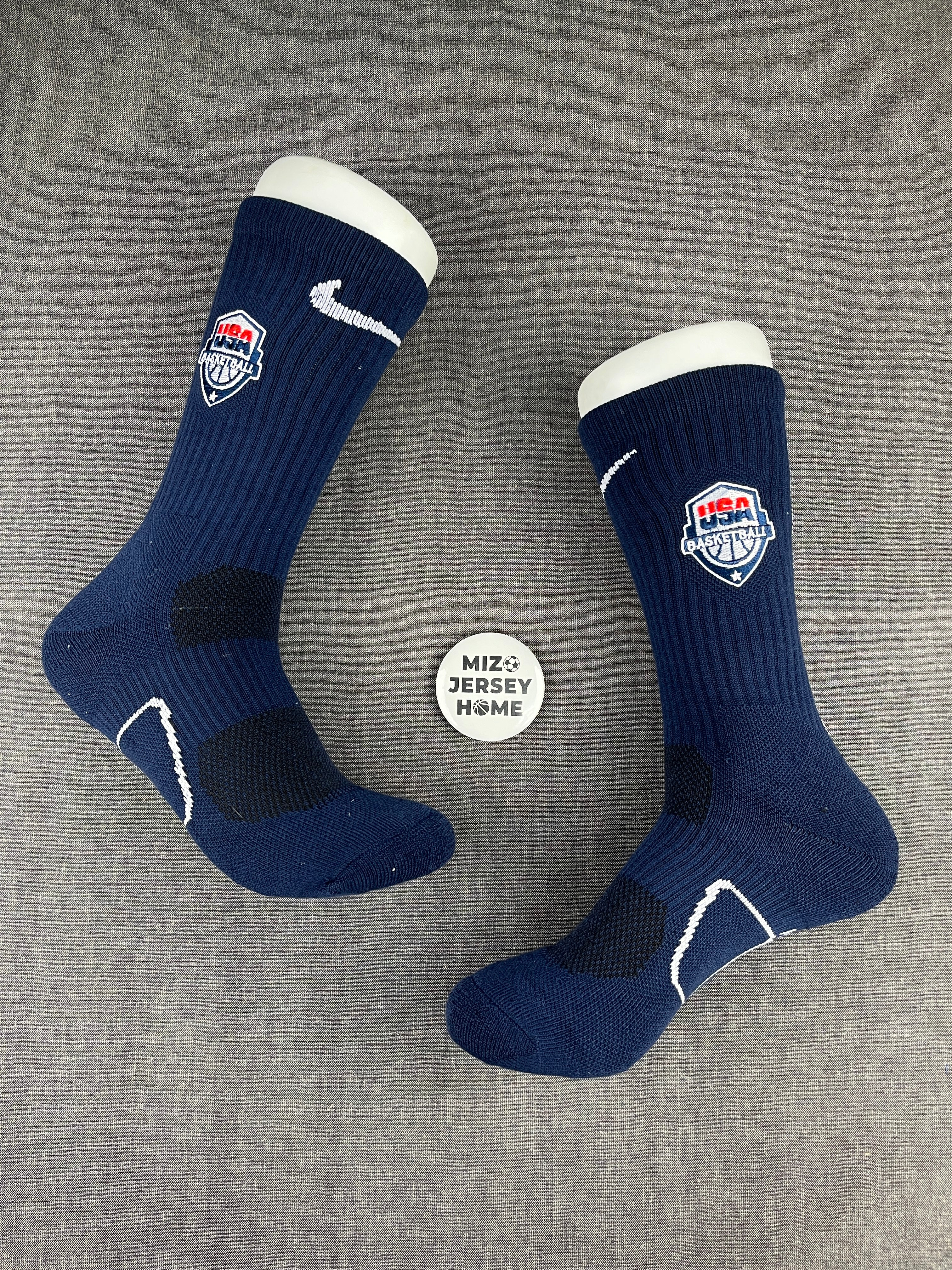 NBA Nike USA Navy Crew Socks – Mizo Jersey Home