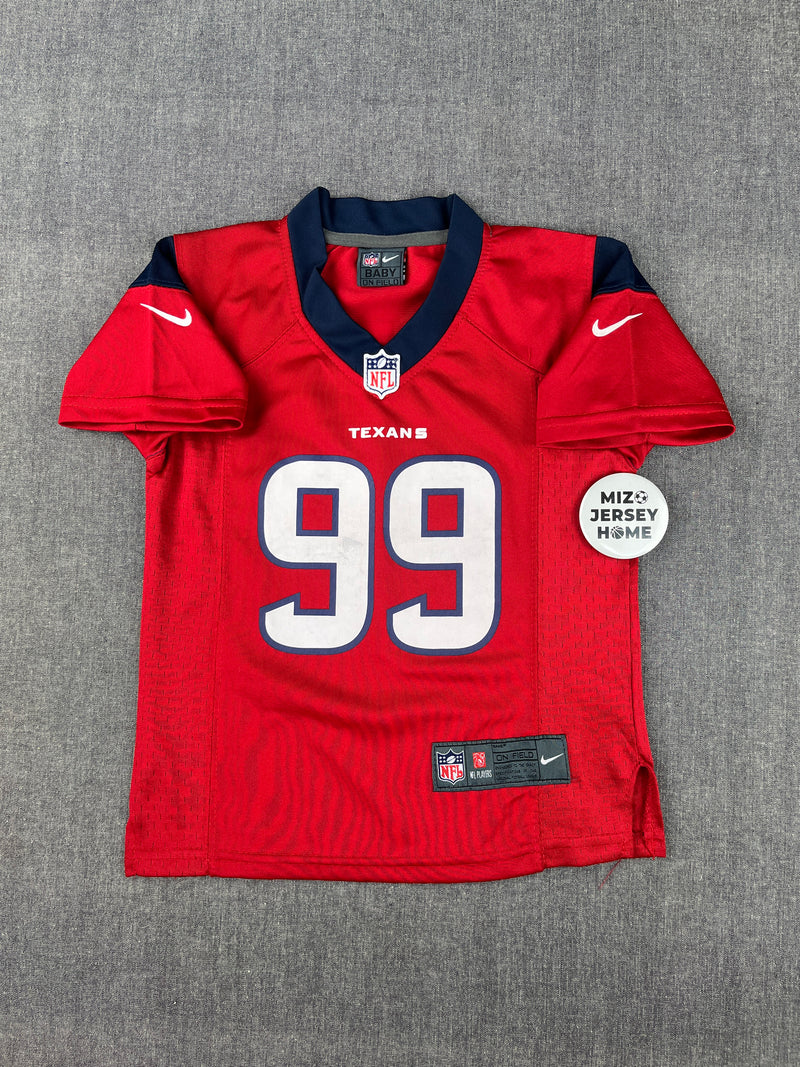 WATT 99 RED HOUSTON TEXANS NFL KIDS JERSEY