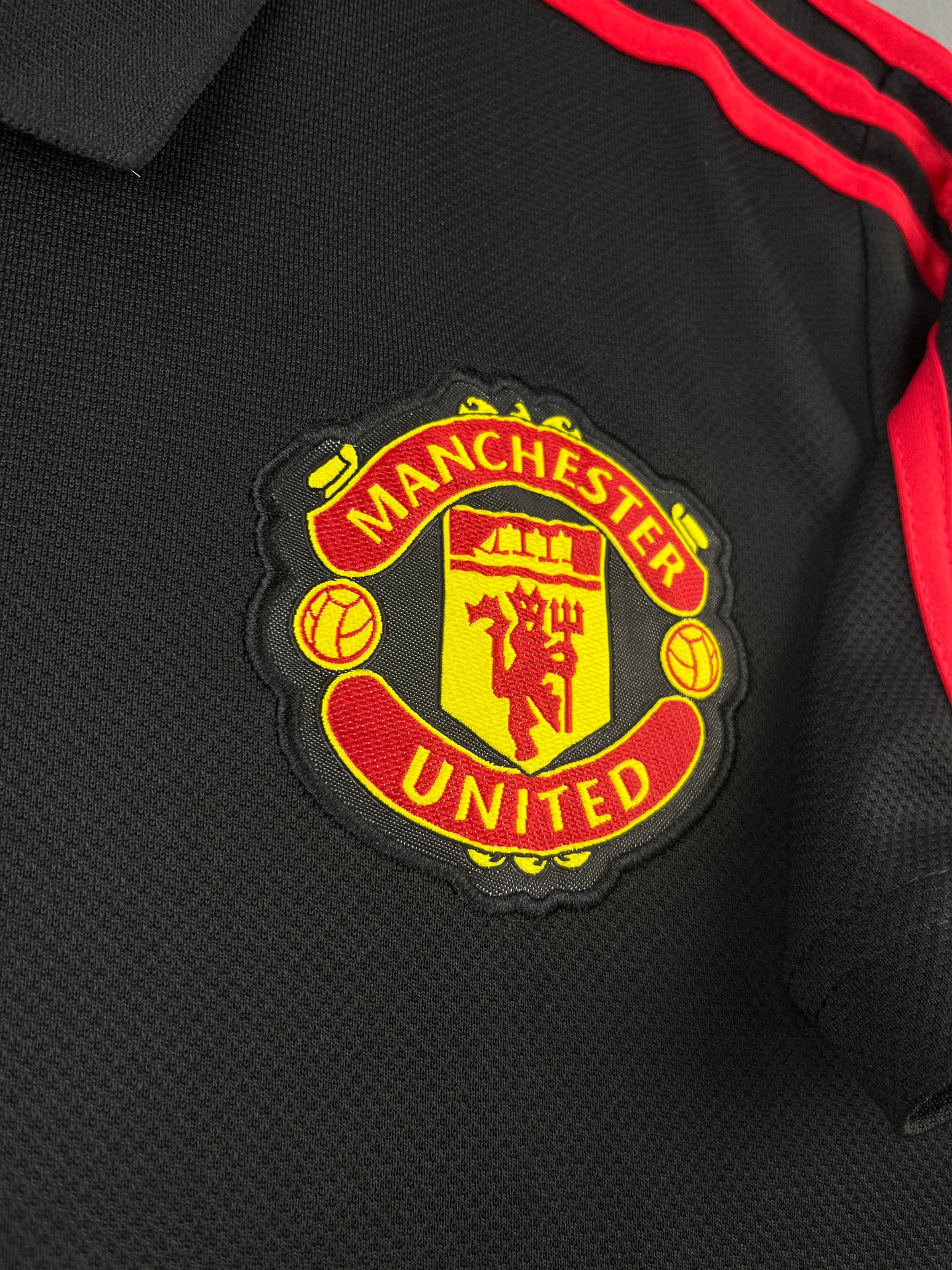 United Black & Red Polo