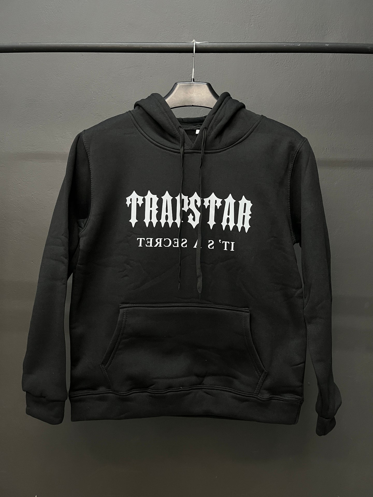 Trapstar Unisex Black Hooded Tracksuit