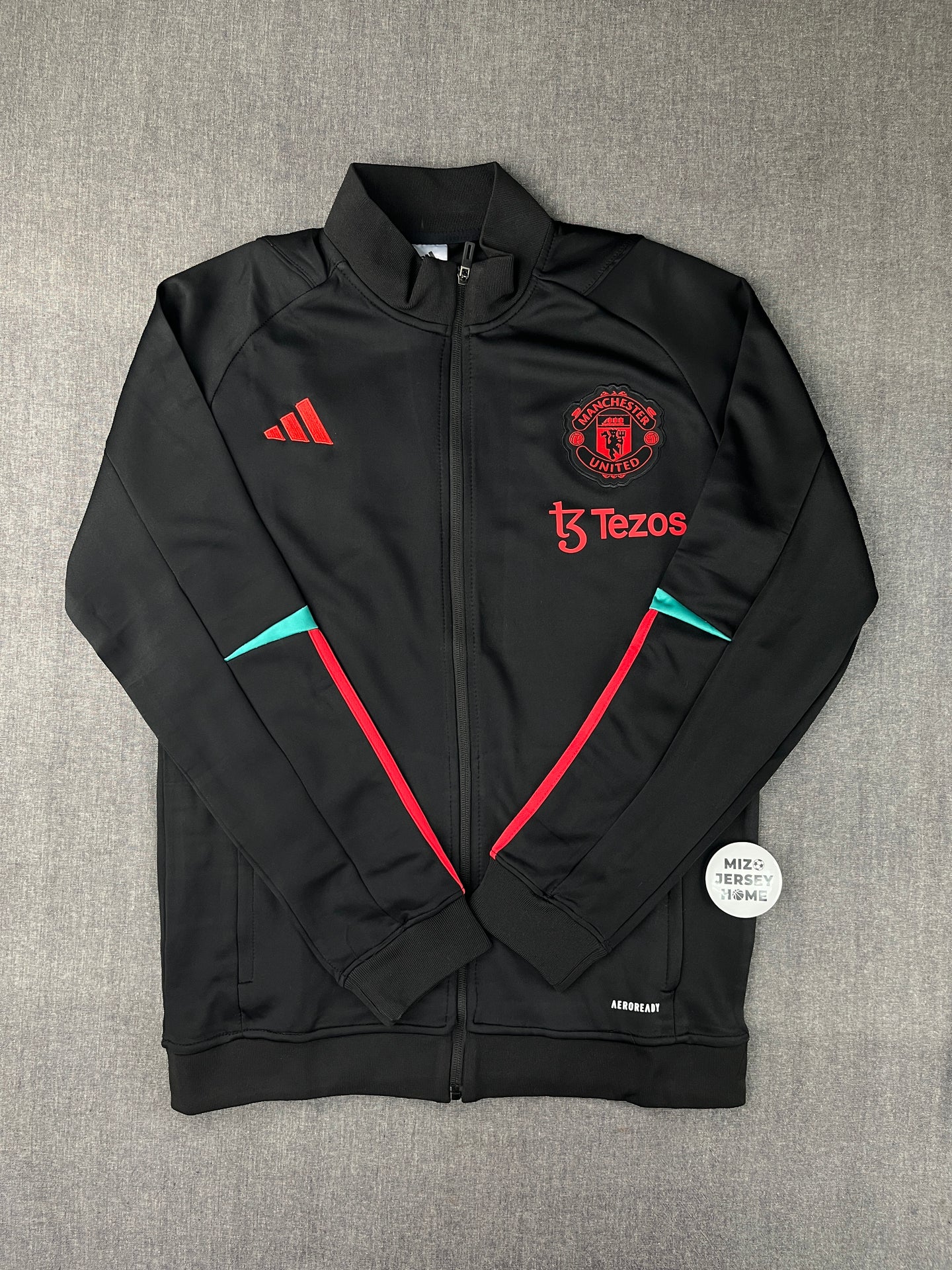 Manchester United Black Track Jacket
