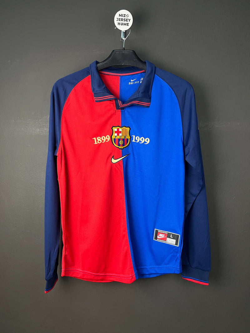 BARCELONA 100th Anniversary Home Jersey Long Sleeves