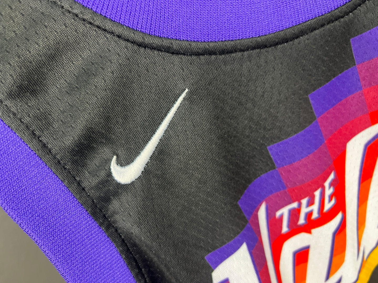 Booker 1 Black The Valley NBA Kids Jersey