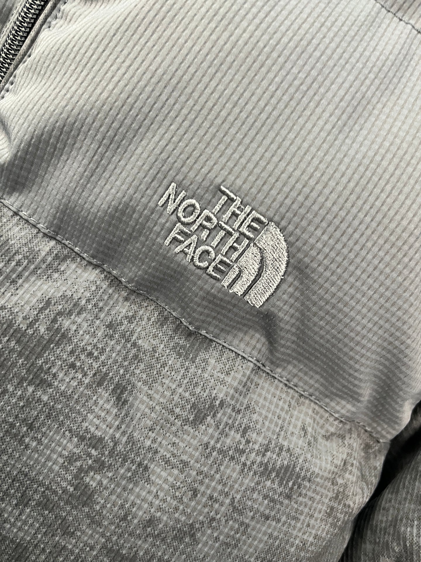The North Face Gray Marble Puffer Jacket