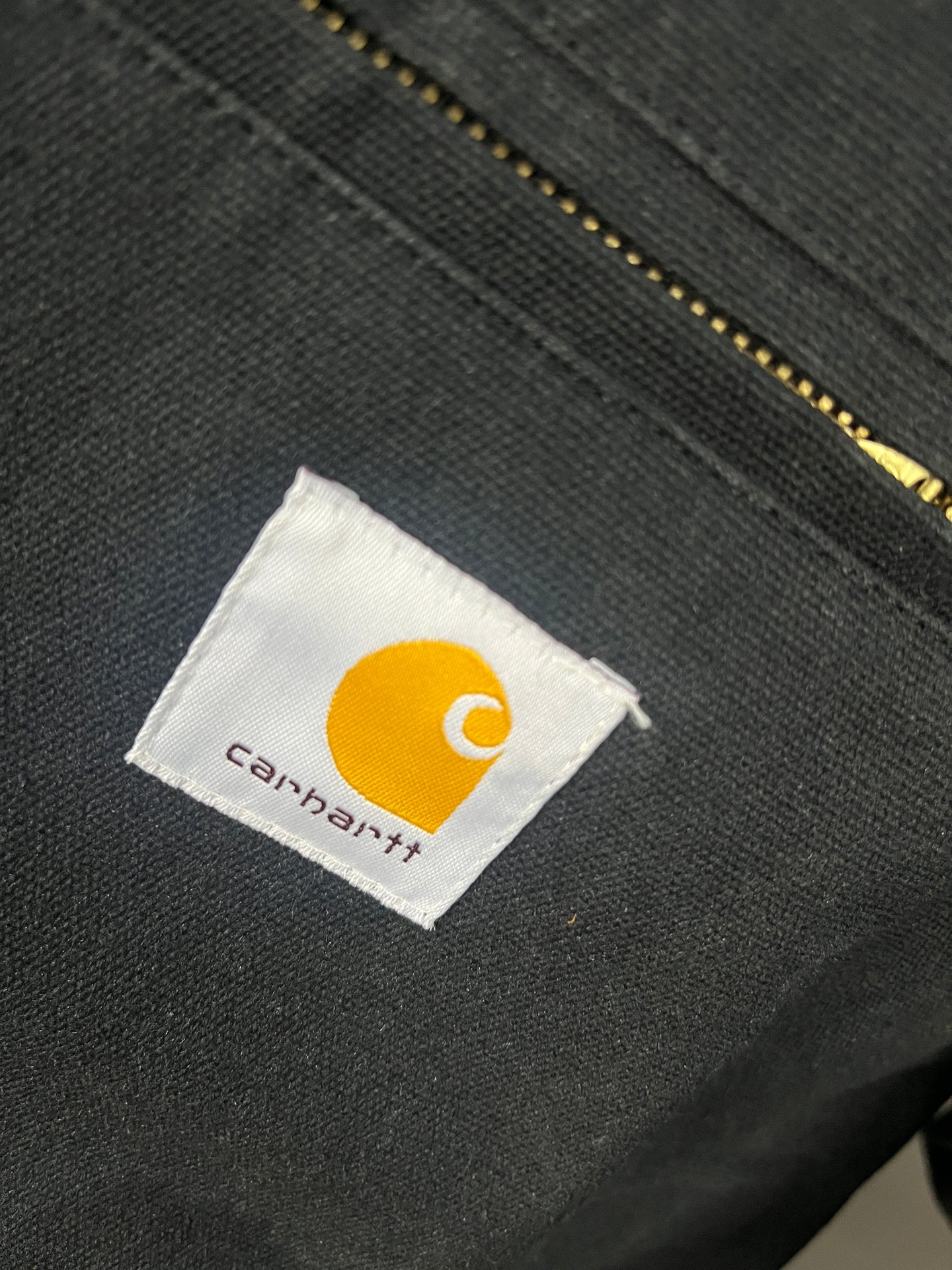 Carhartt Men's Detroit Ringspun Cotton Duck Black Jacket