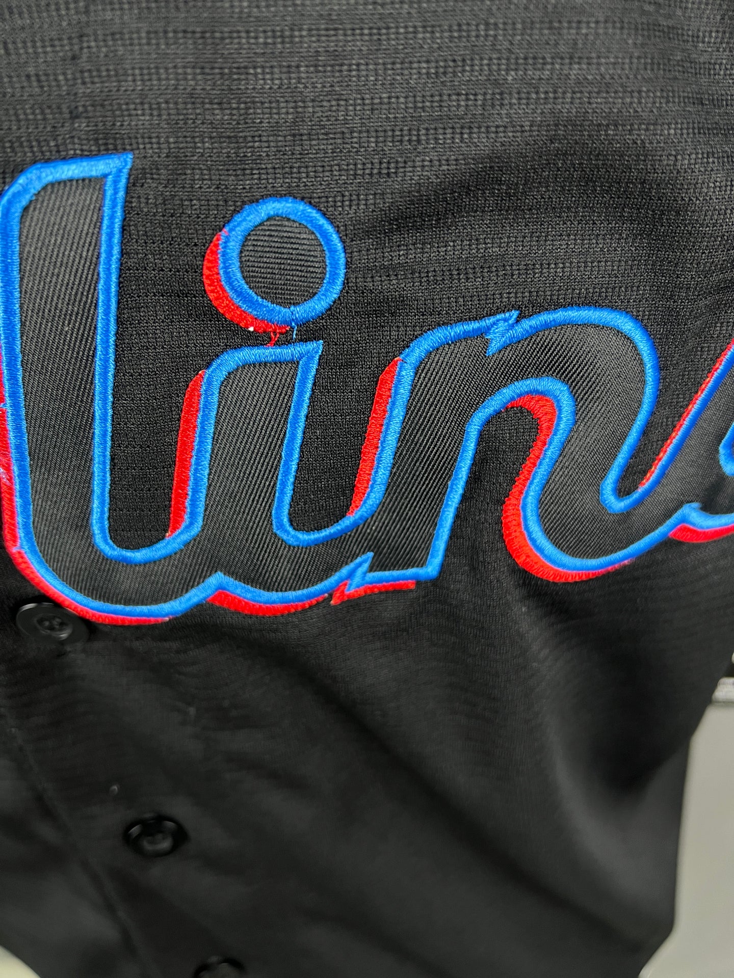 MARLINS Black Nike MLB Jersey