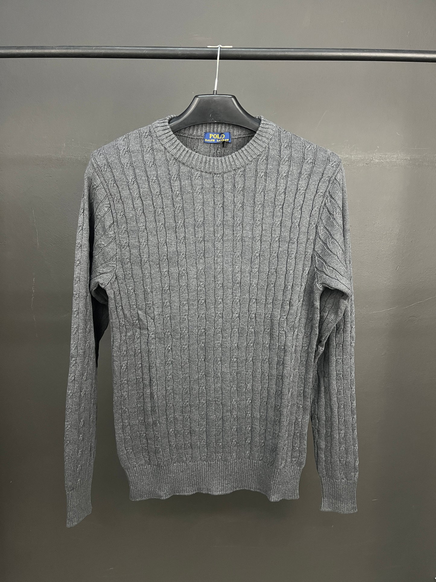 Ralph Lauren Gray Round Neck Sweater